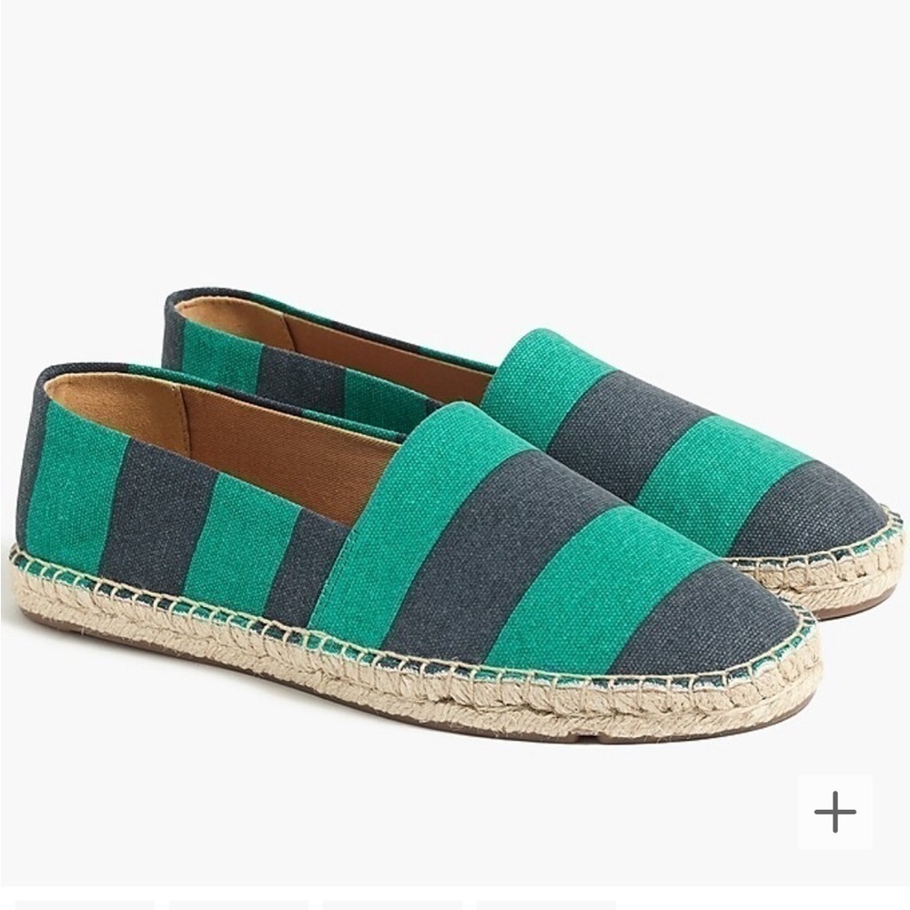 J. Crew Factory Canvas Slip On Espadrilles